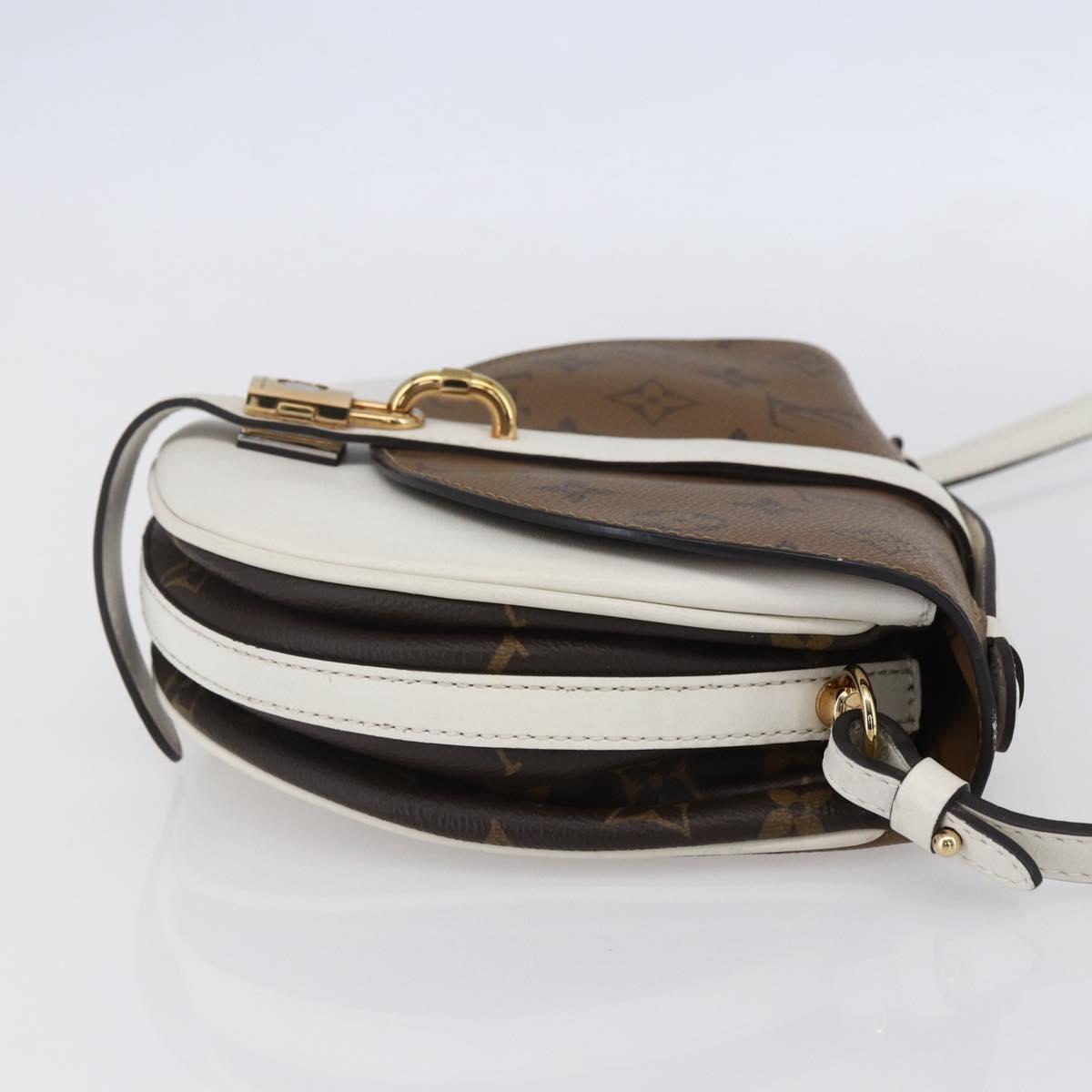 LOUIS VUITTON Monogram Reverse Shanty Lock Shoulder Bag M43645 LV Auth 154914SM