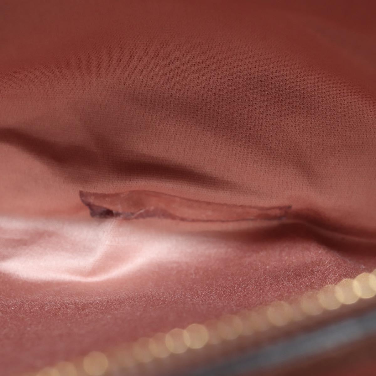 Miu Miu Mew Lady Hand Bag Leather 2way Pink Gold Auth 154917V