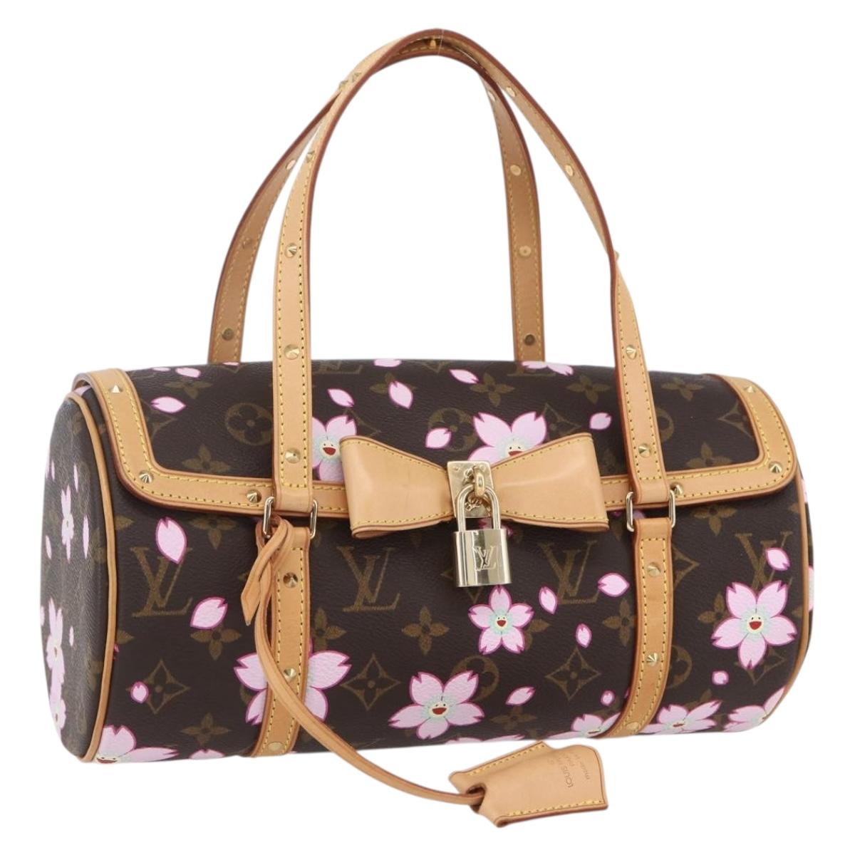 LOUIS VUITTON Monogram Cherry Blossom Papillon GM Bag M92009 LV Auth 154924SM