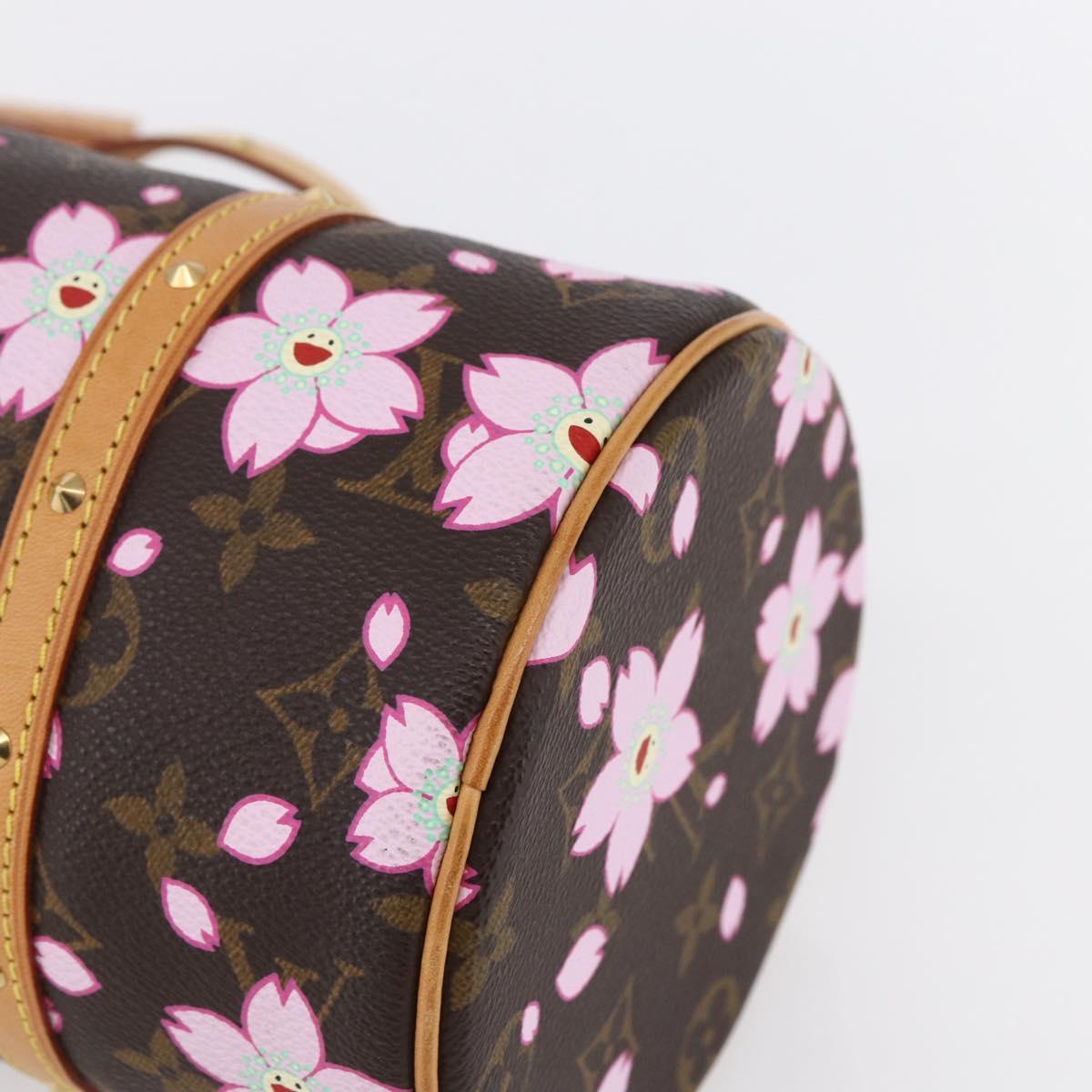 LOUIS VUITTON Monogram Cherry Blossom Papillon GM Bag M92009 LV Auth 154924SM