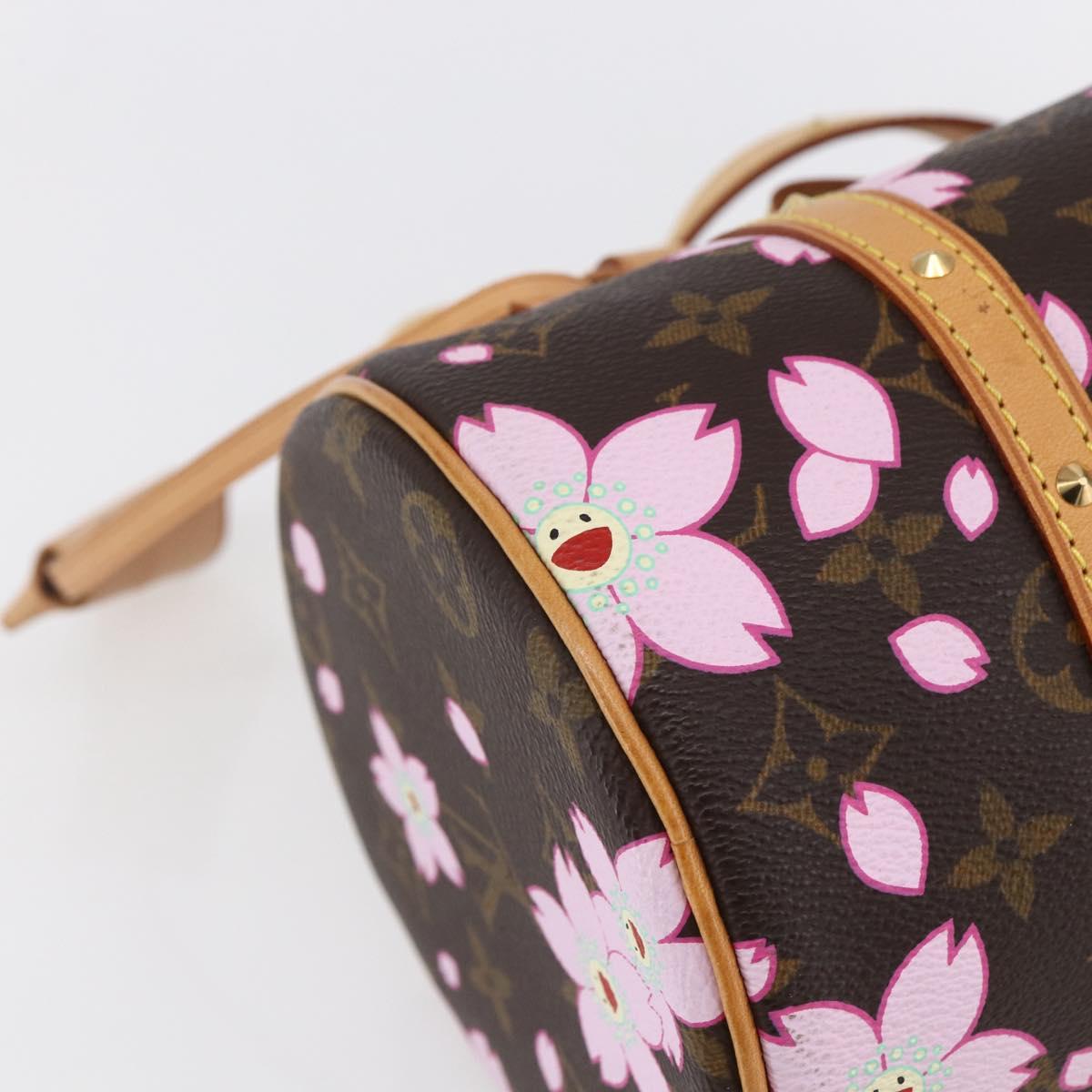 LOUIS VUITTON Monogram Cherry Blossom Papillon GM Bag M92009 LV Auth 154924SM