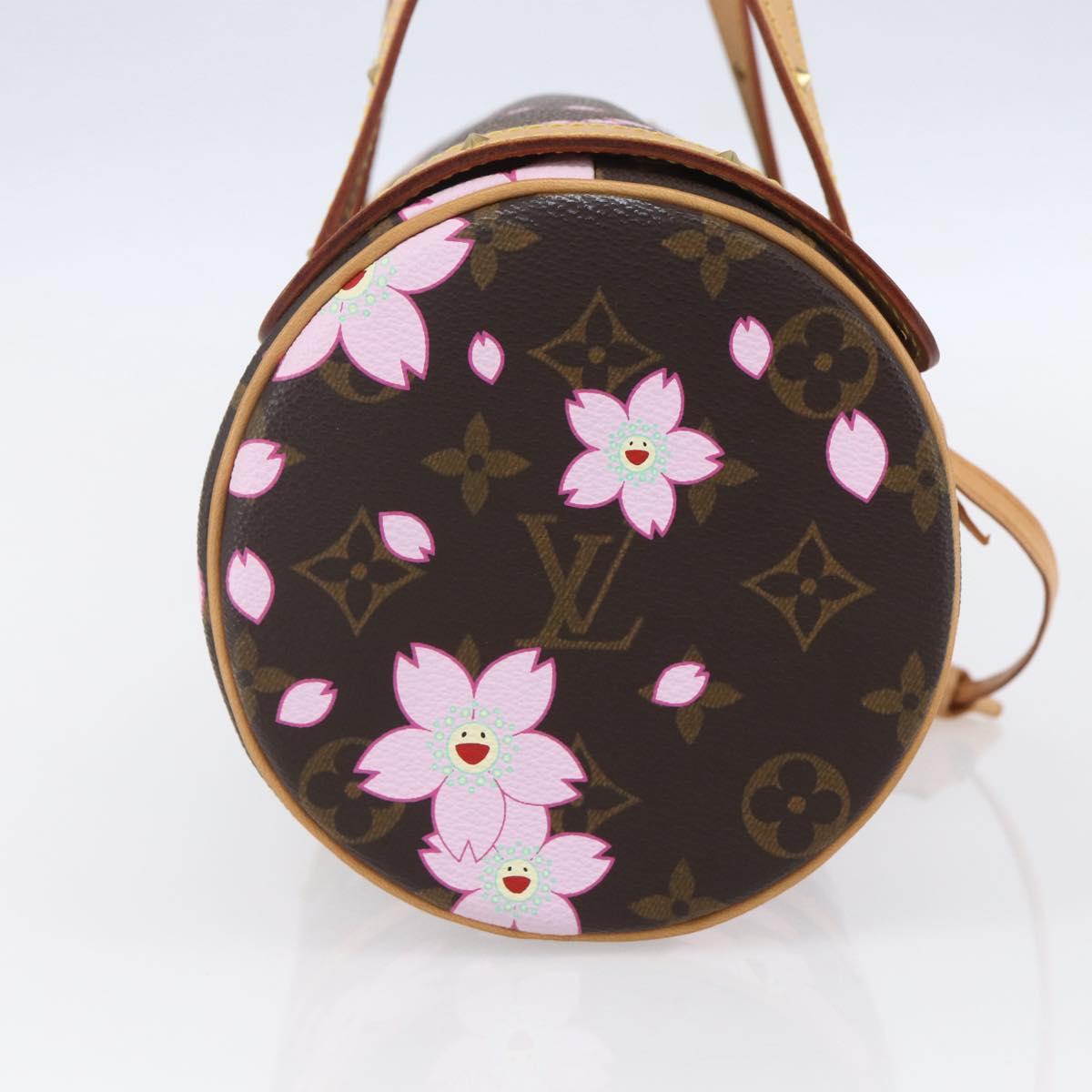 LOUIS VUITTON Monogram Cherry Blossom Papillon GM Bag M92009 LV Auth 154924SM