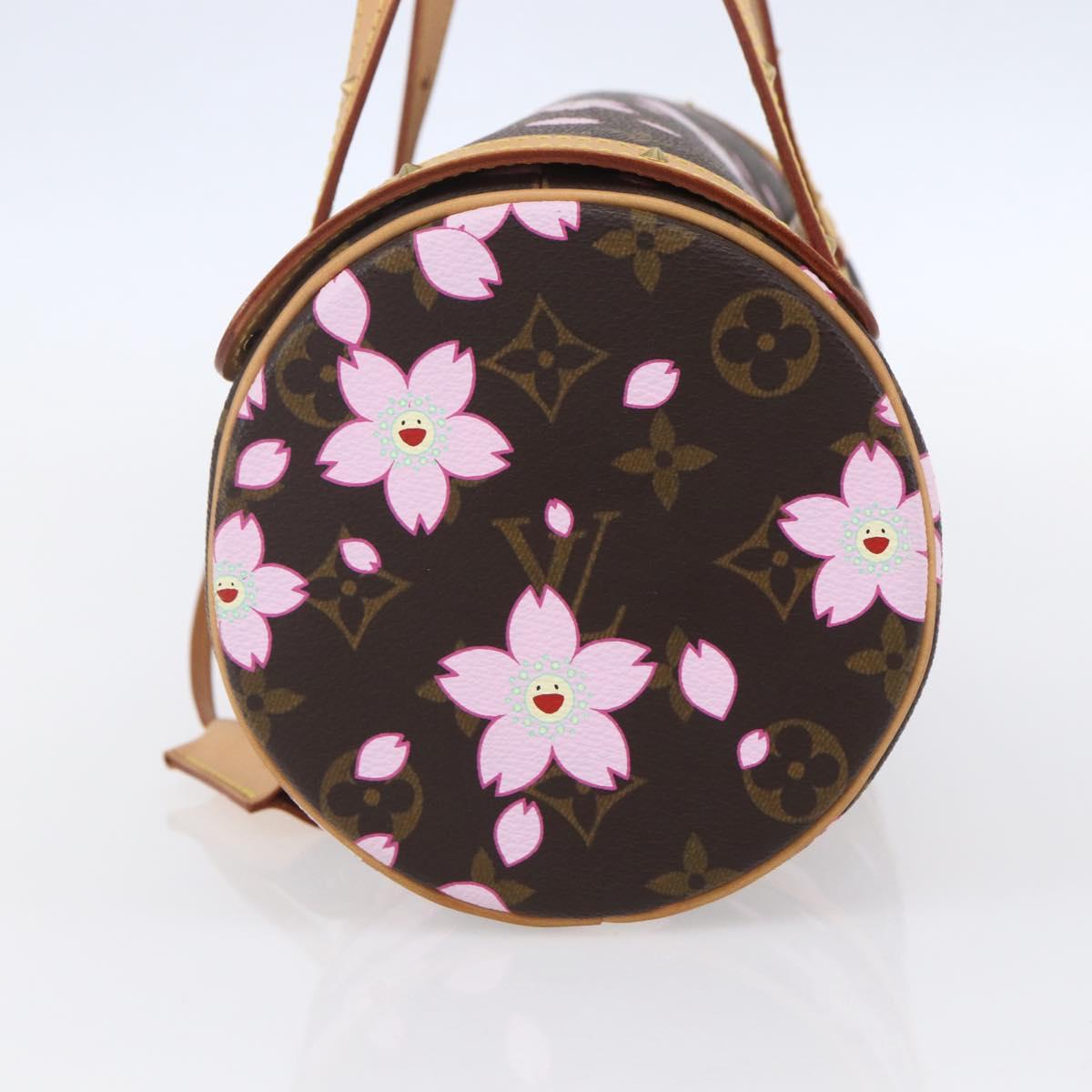 LOUIS VUITTON Monogram Cherry Blossom Papillon GM Bag M92009 LV Auth 154924SM