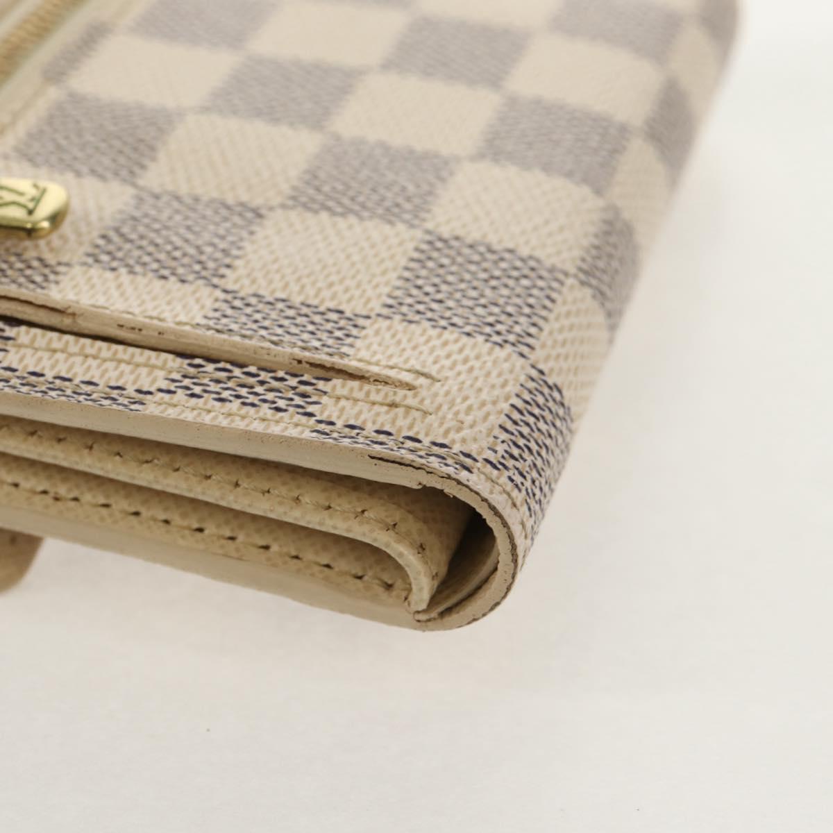 LOUIS VUITTON Damier Azur Portefeuille Koala Trifold Wallet N60013 Auth 154940V