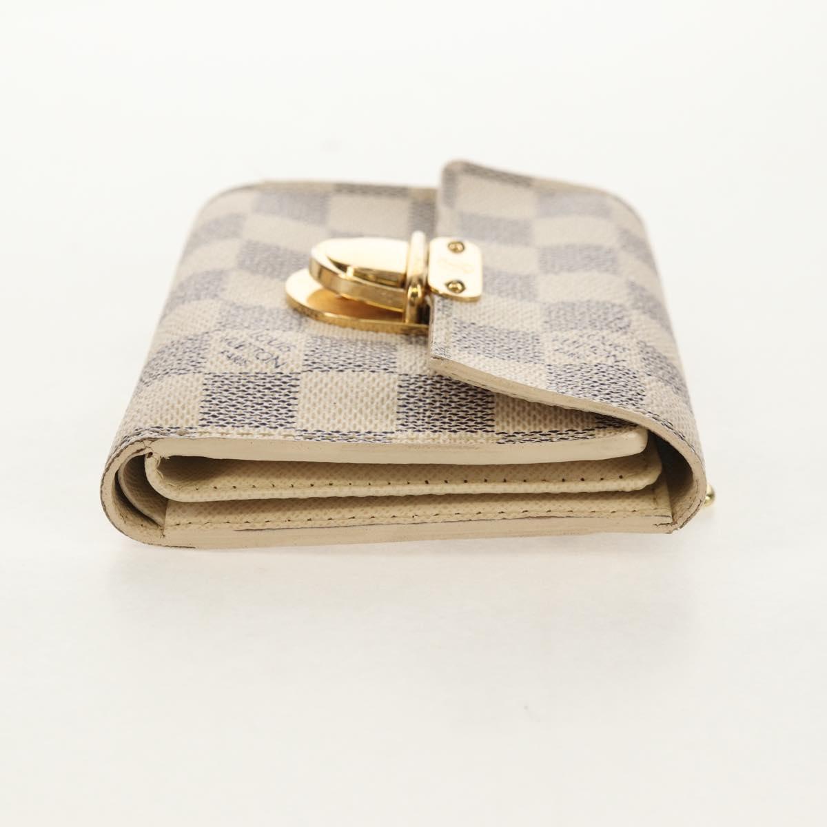 LOUIS VUITTON Damier Azur Portefeuille Koala Trifold Wallet N60013 Auth 154940V