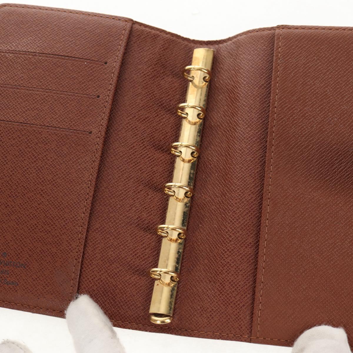 LOUIS VUITTON Monogram Panda Agenda PM Day Planner Cover R20011 LV Auth 154941V