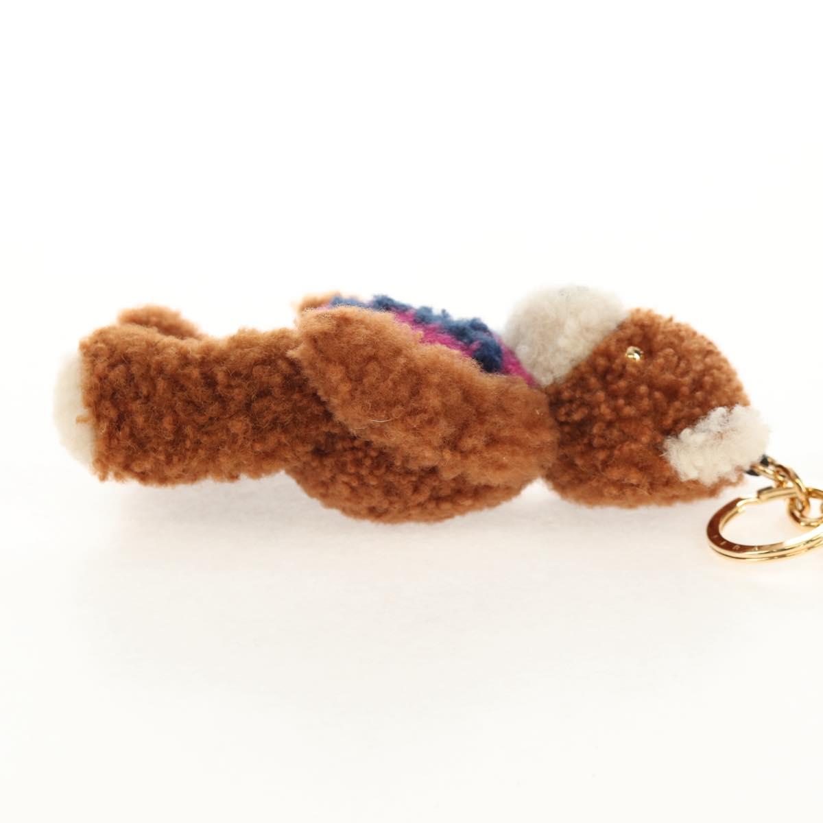 LOUIS VUITTON Porte Cles LV Teddy Bear Key Holder Mohair M69854 Auth 154944SAM