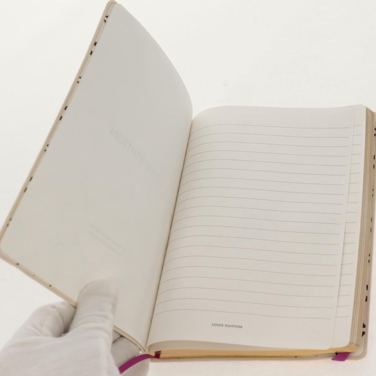 LOUIS VUITTON Monogram Giant Notebook Cover MM Note Cover Purple LV Auth 154945M