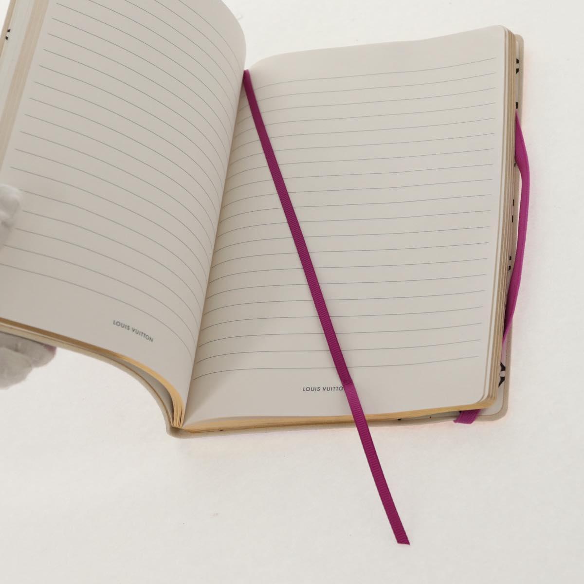 LOUIS VUITTON Monogram Giant Notebook Cover MM Note Cover Purple LV Auth 154945M