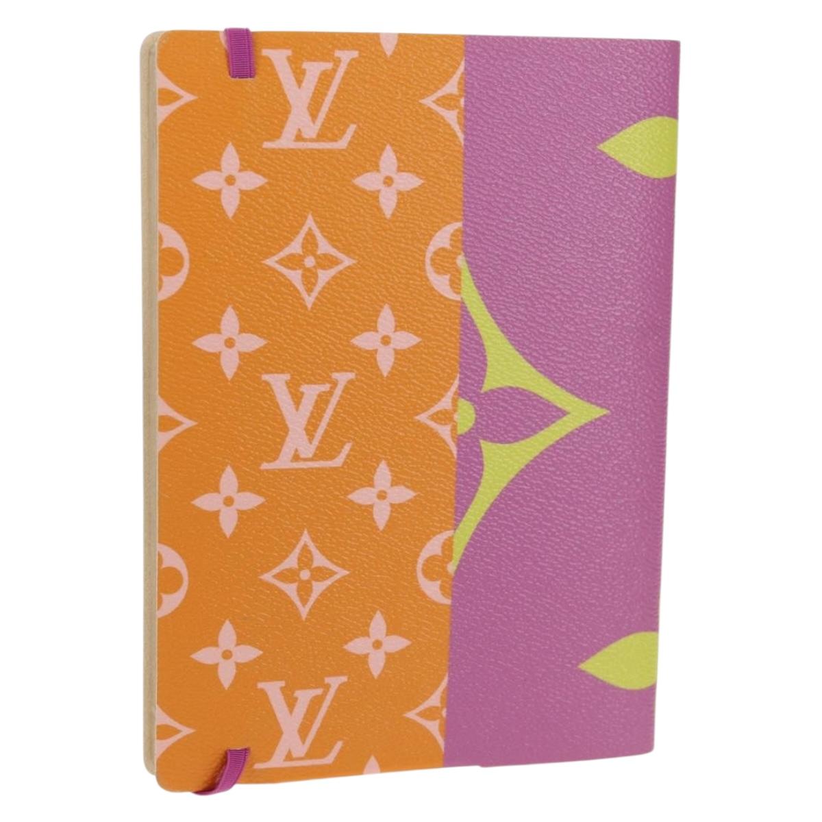LOUIS VUITTON Monogram Giant Notebook Cover MM Note Cover Purple LV Auth 154945M