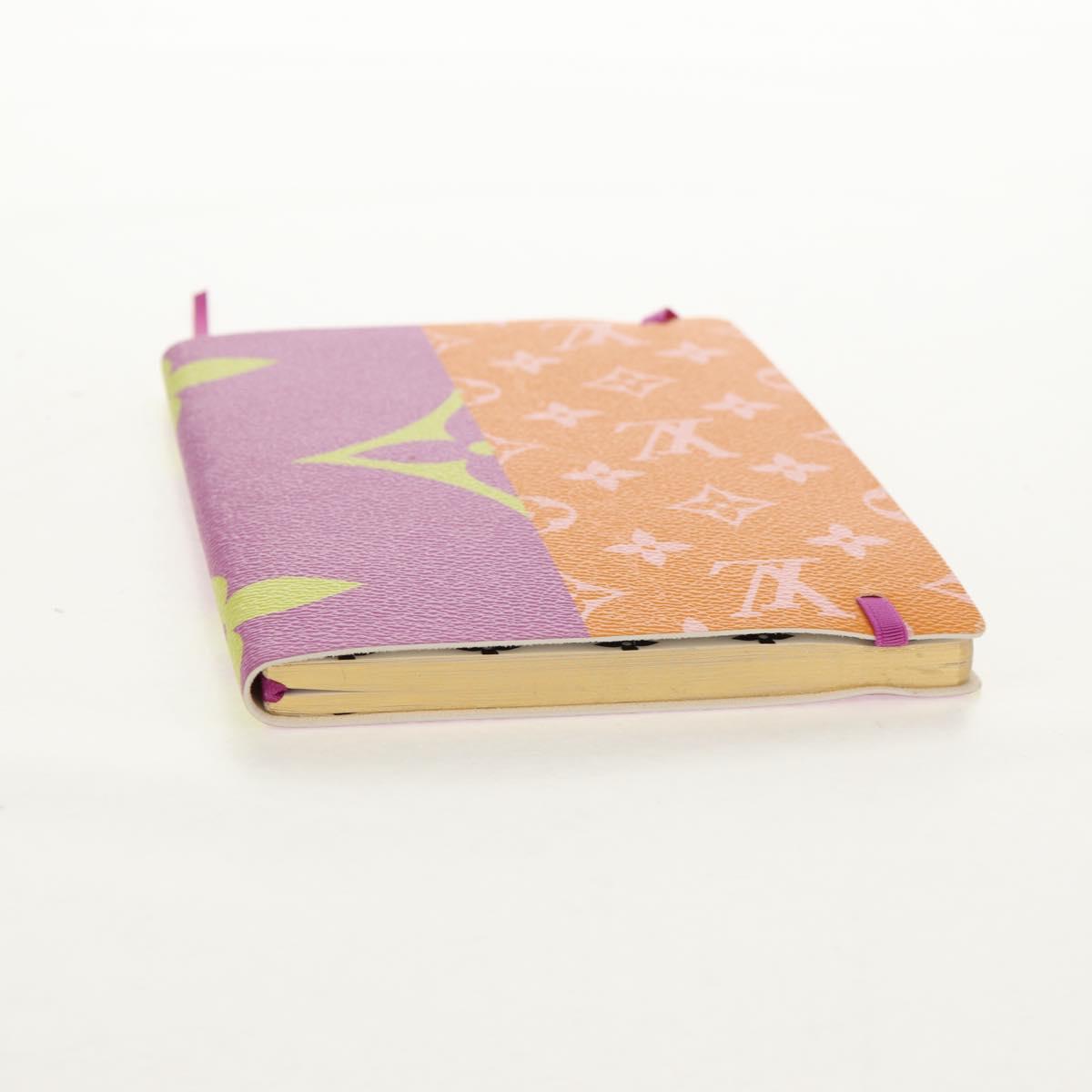 LOUIS VUITTON Monogram Giant Notebook Cover MM Note Cover Purple LV Auth 154945M