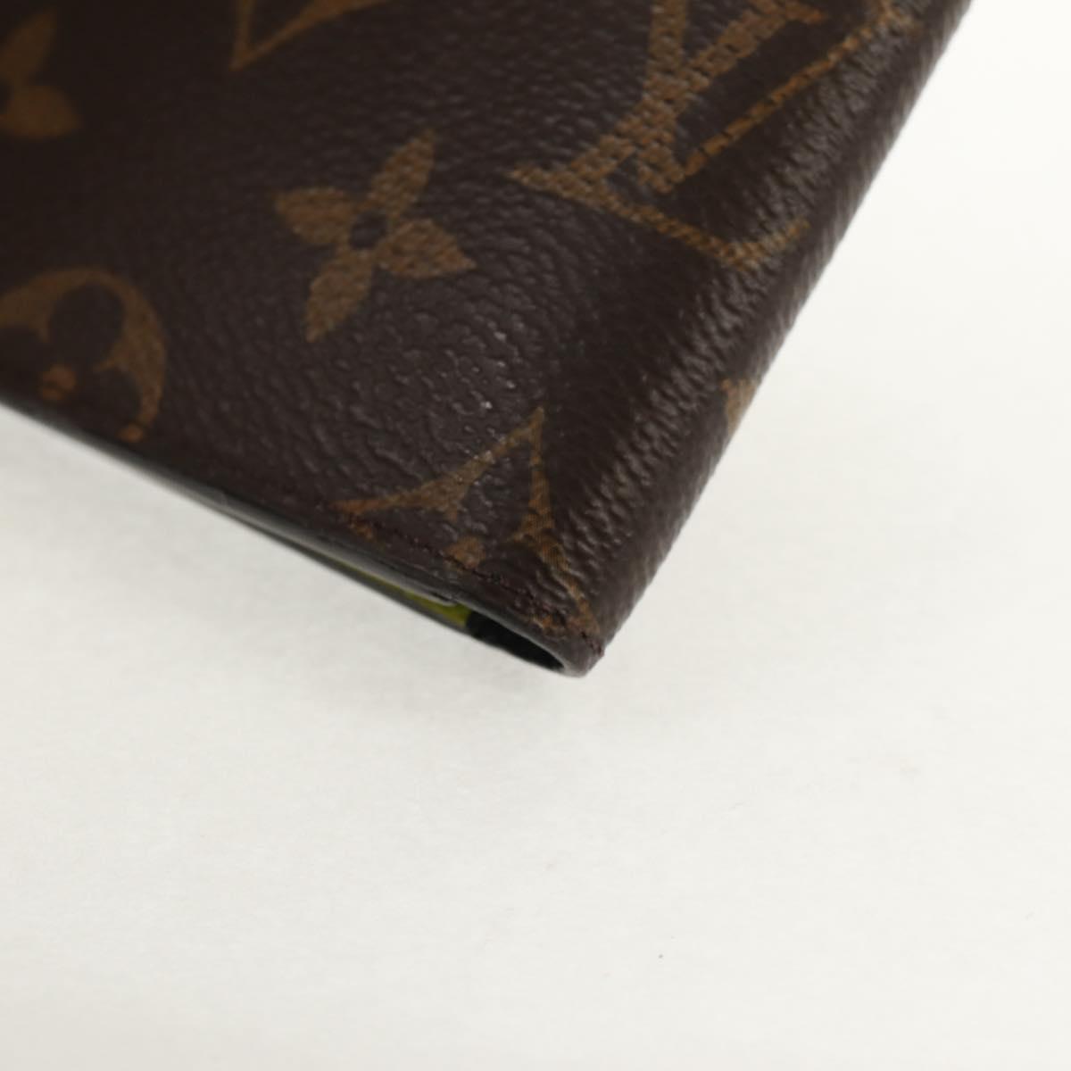 LOUIS VUITTON Monogram LV Friends Multiple Slender NM Bifold Wallet Auth 154949M
