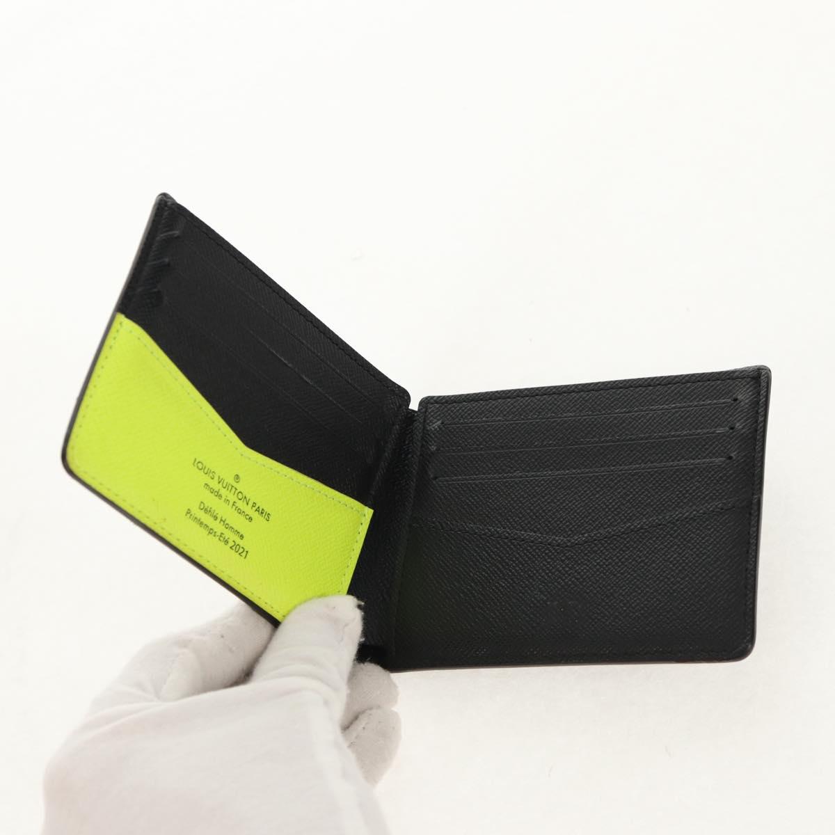 LOUIS VUITTON Monogram LV Friends Multiple Slender NM Bifold Wallet Auth 154949M