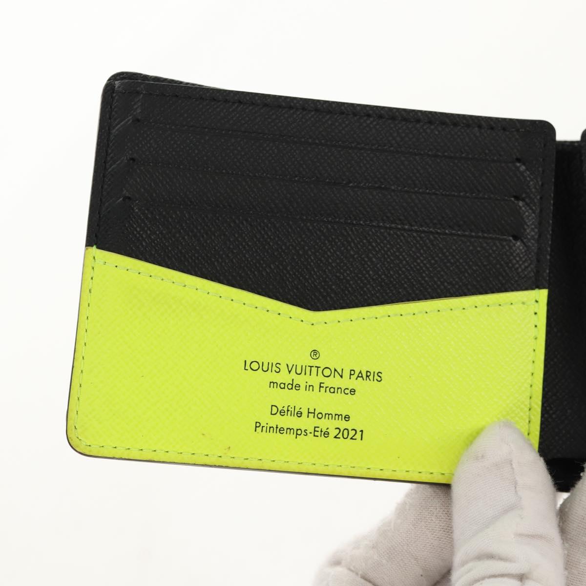 LOUIS VUITTON Monogram LV Friends Multiple Slender NM Bifold Wallet Auth 154949M