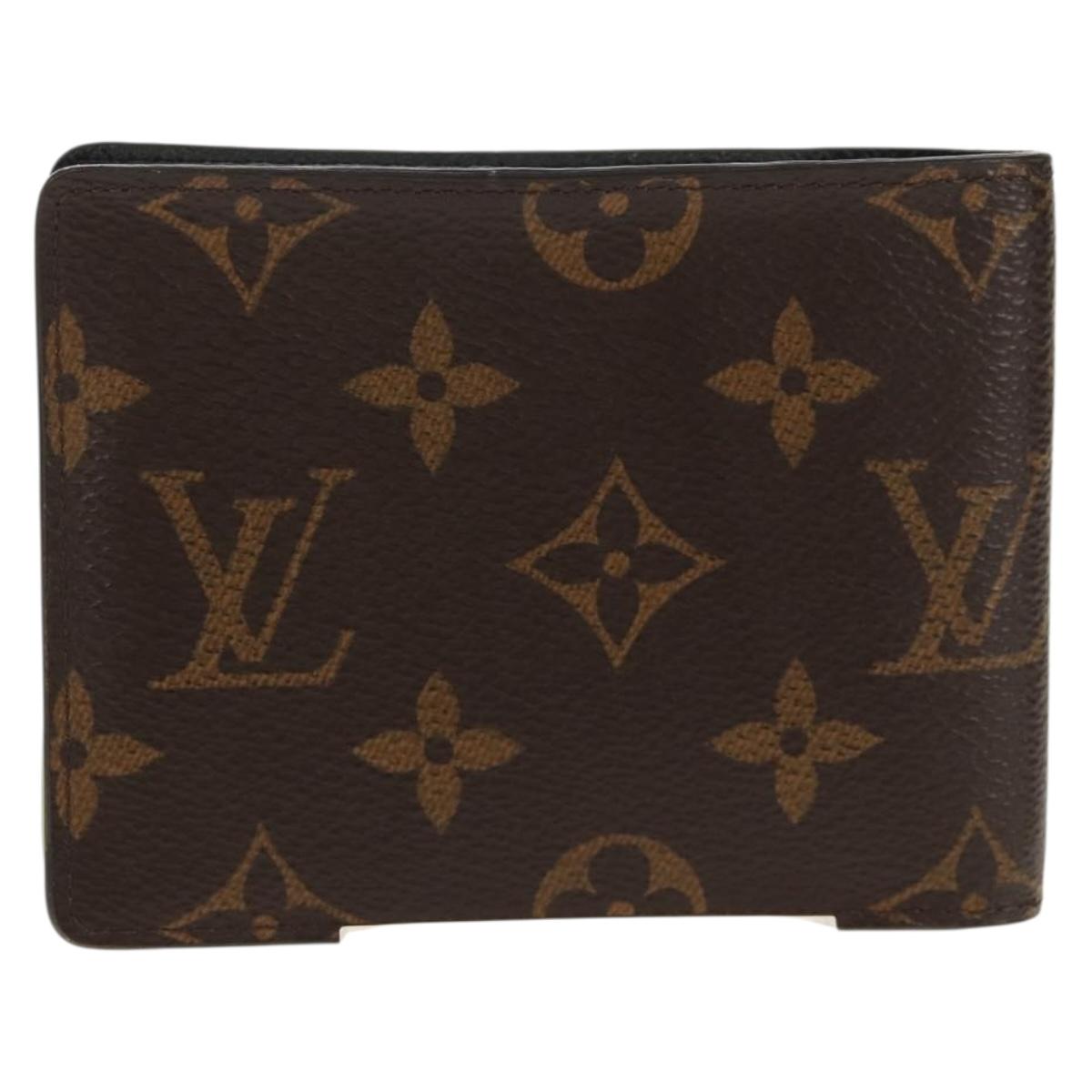 LOUIS VUITTON Monogram LV Friends Multiple Slender NM Bifold Wallet Auth 154949M