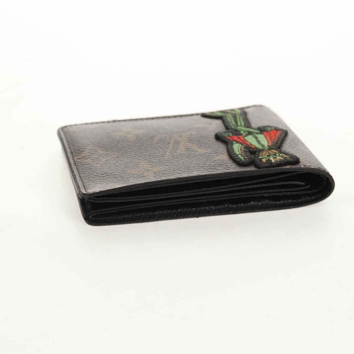 LOUIS VUITTON Monogram LV Friends Multiple Slender NM Bifold Wallet Auth 154949M