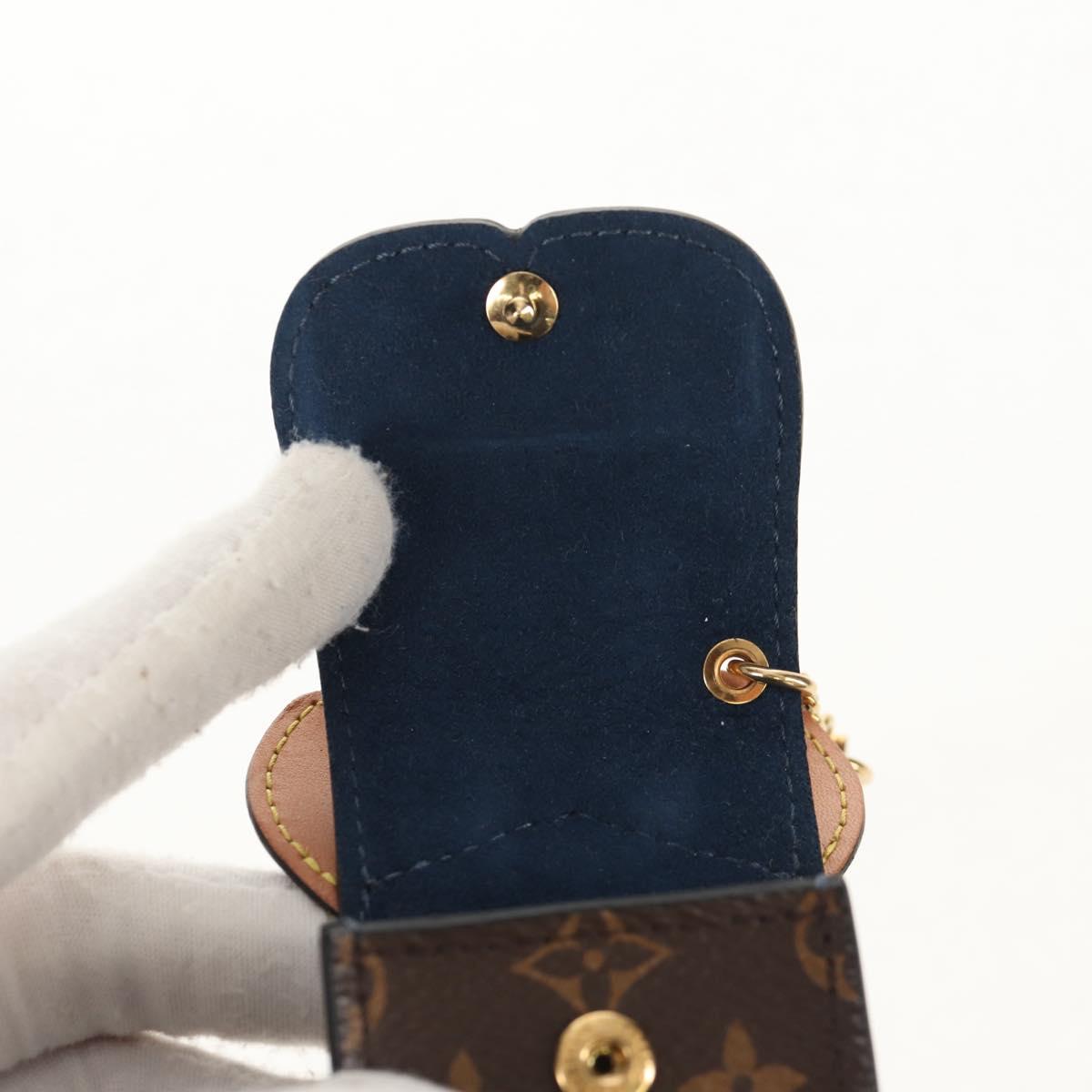 LOUIS VUITTON Monogram Etui Earphone case GI0448 LV Auth 154951M