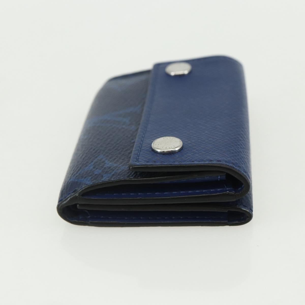 LOUIS VUITTON Tiger Lama Monogram Discovery Compact Wallet M67620 LV Auth 154953