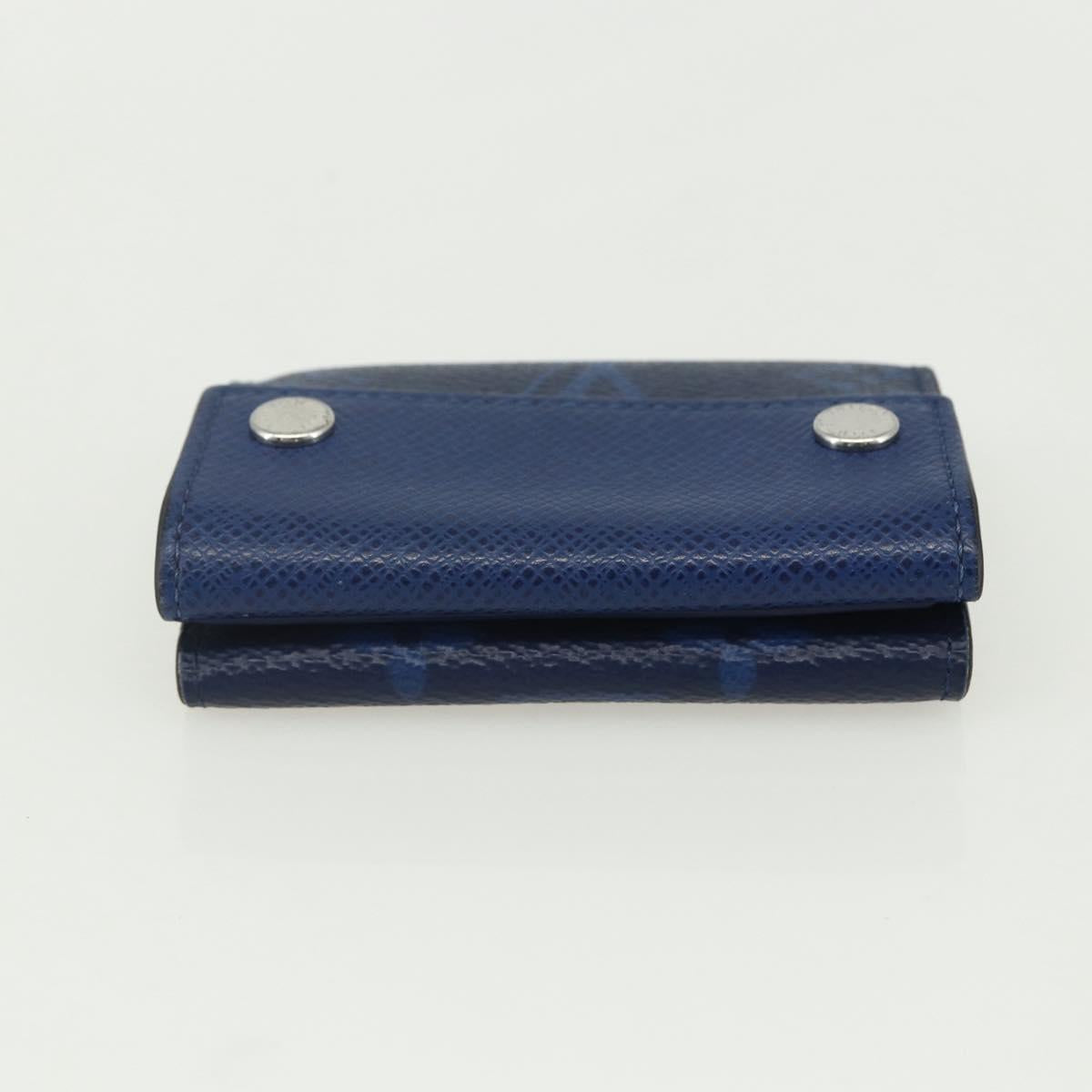 LOUIS VUITTON Tiger Lama Monogram Discovery Compact Wallet M67620 LV Auth 154953