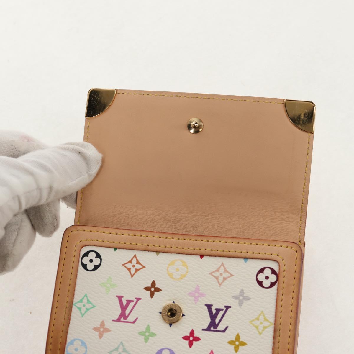 LOUIS VUITTON Multicolor Porte Monnaie Billets Cartes Credit M92983 Auth 154954V