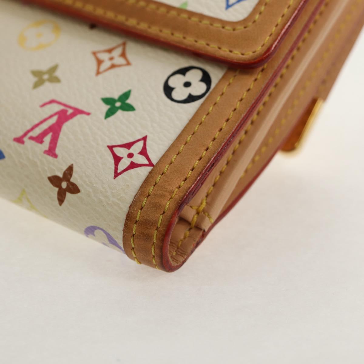 LOUIS VUITTON Multicolor Porte Monnaie Billets Cartes Credit M92983 Auth 154954V