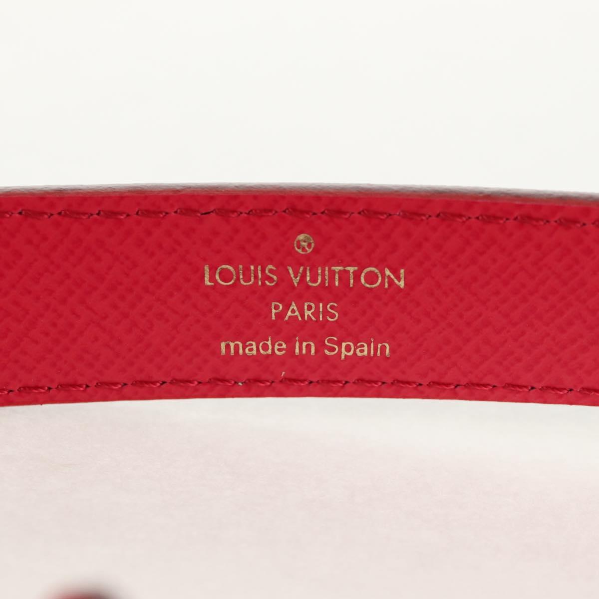 LOUIS VUITTON Multicolor Ceinture LV Printed Initials Belt M9631 LV Auth 154955V