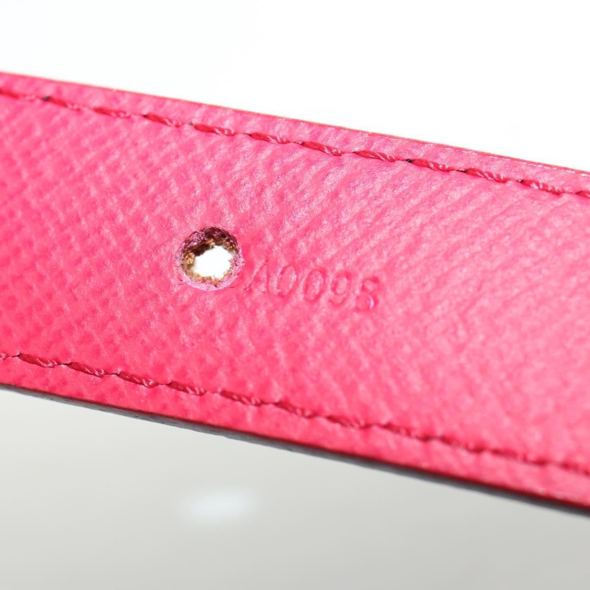 LOUIS VUITTON Multicolor Ceinture LV Printed Initials Belt M9631 LV Auth 154955V