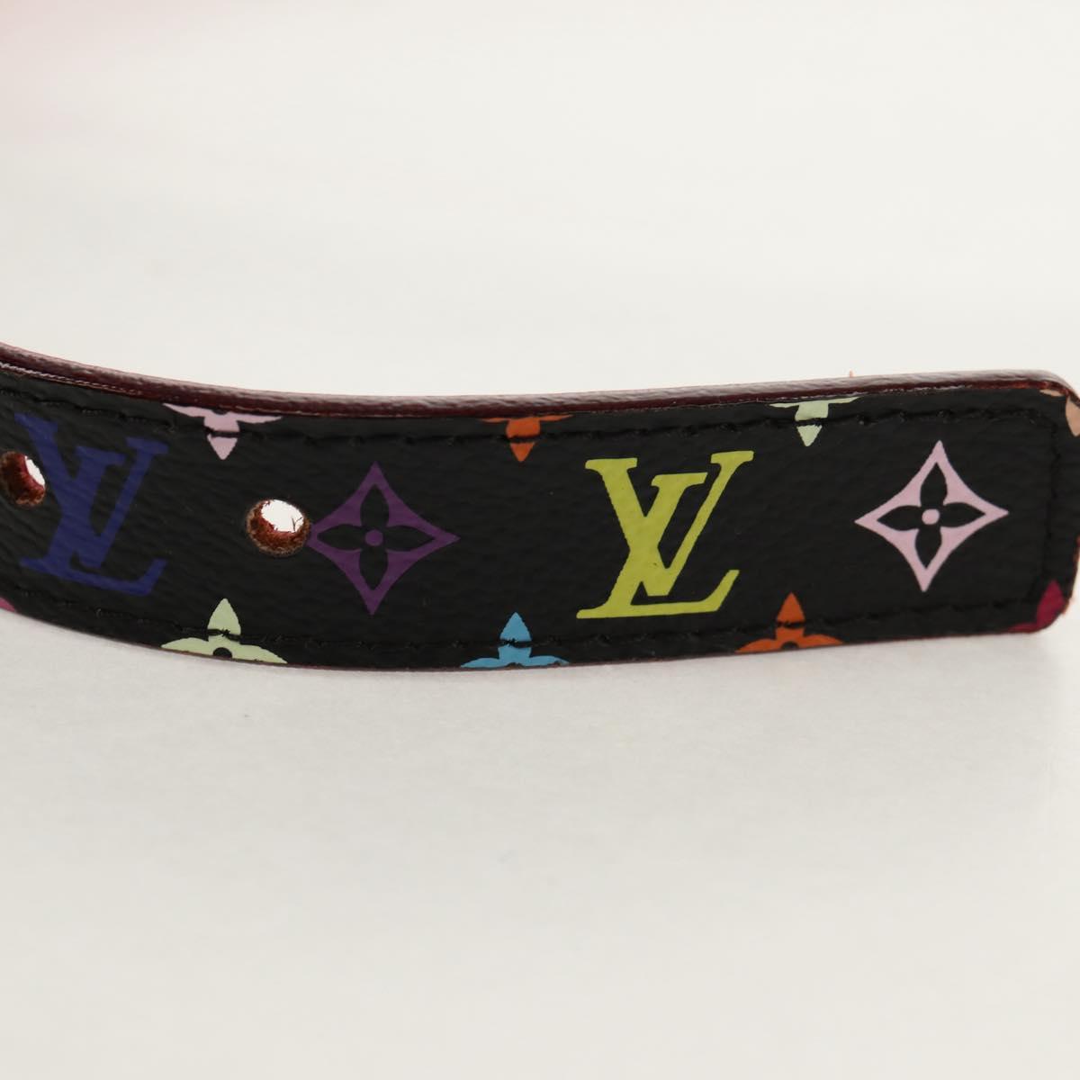 LOUIS VUITTON Multicolor Ceinture LV Printed Initials Belt M9631 LV Auth 154955V