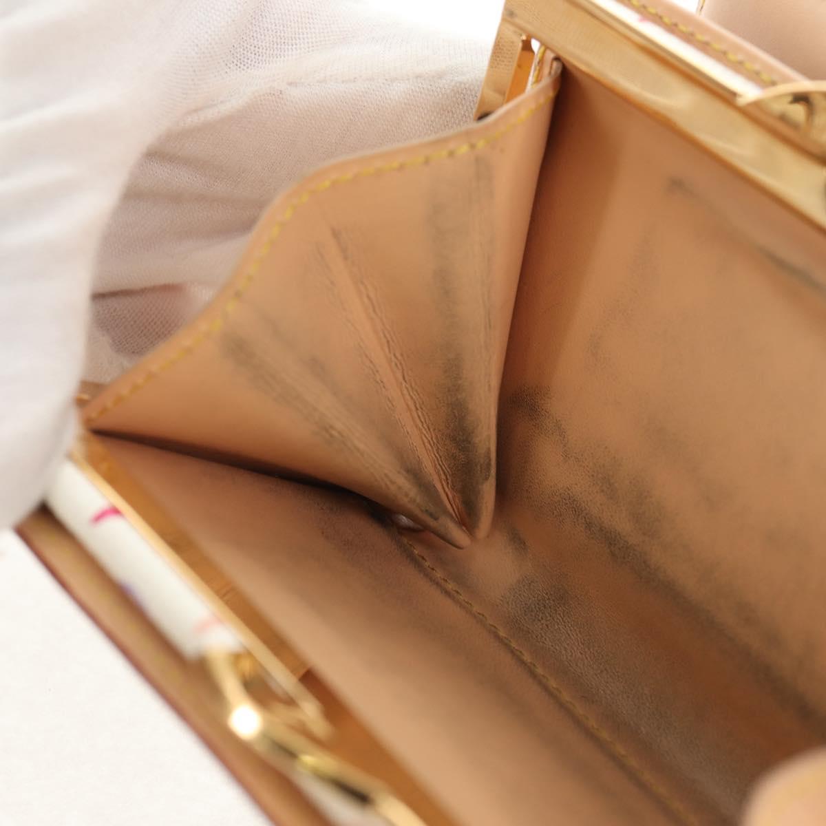 LOUIS VUITTON Multicolor Porte Monnaie Viennois Wallet White M92987 Auth 154956V