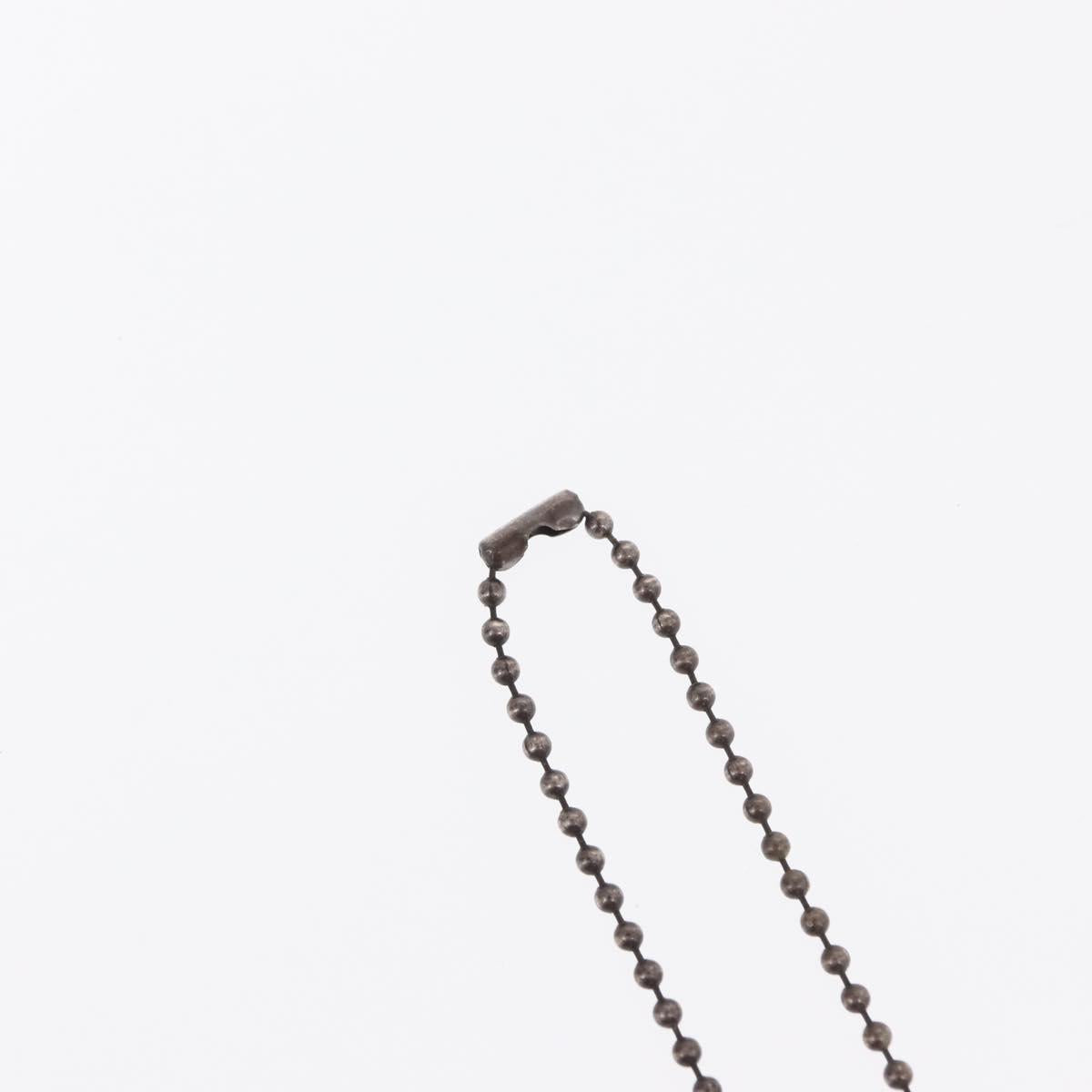 Chrome Hearts 1 Ball BS Flare Charm Necklace Ag925 Silver Auth 154960M