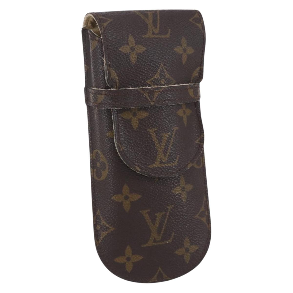 LOUIS VUITTON Monogram Etui Lunette Rabat Glasses Case M62970 LV Auth 154967