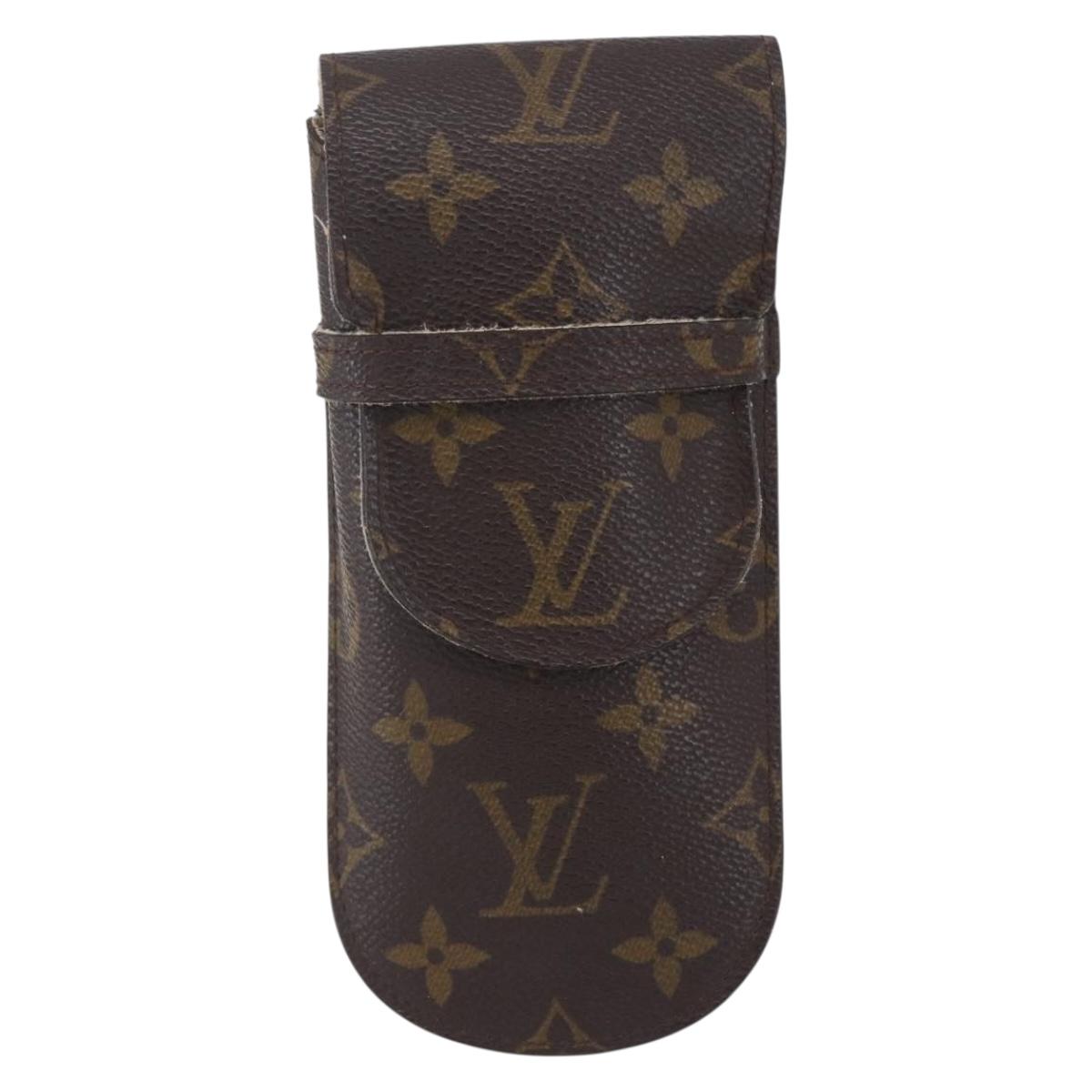 LOUIS VUITTON Monogram Etui Lunette Rabat Glasses Case M62970 LV Auth 154967