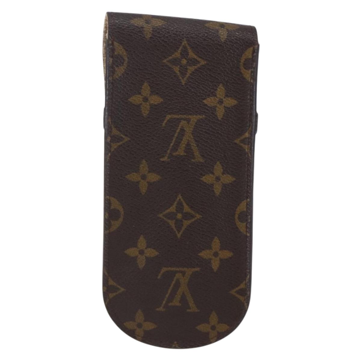 LOUIS VUITTON Monogram Etui Lunette Rabat Glasses Case M62970 LV Auth 154967