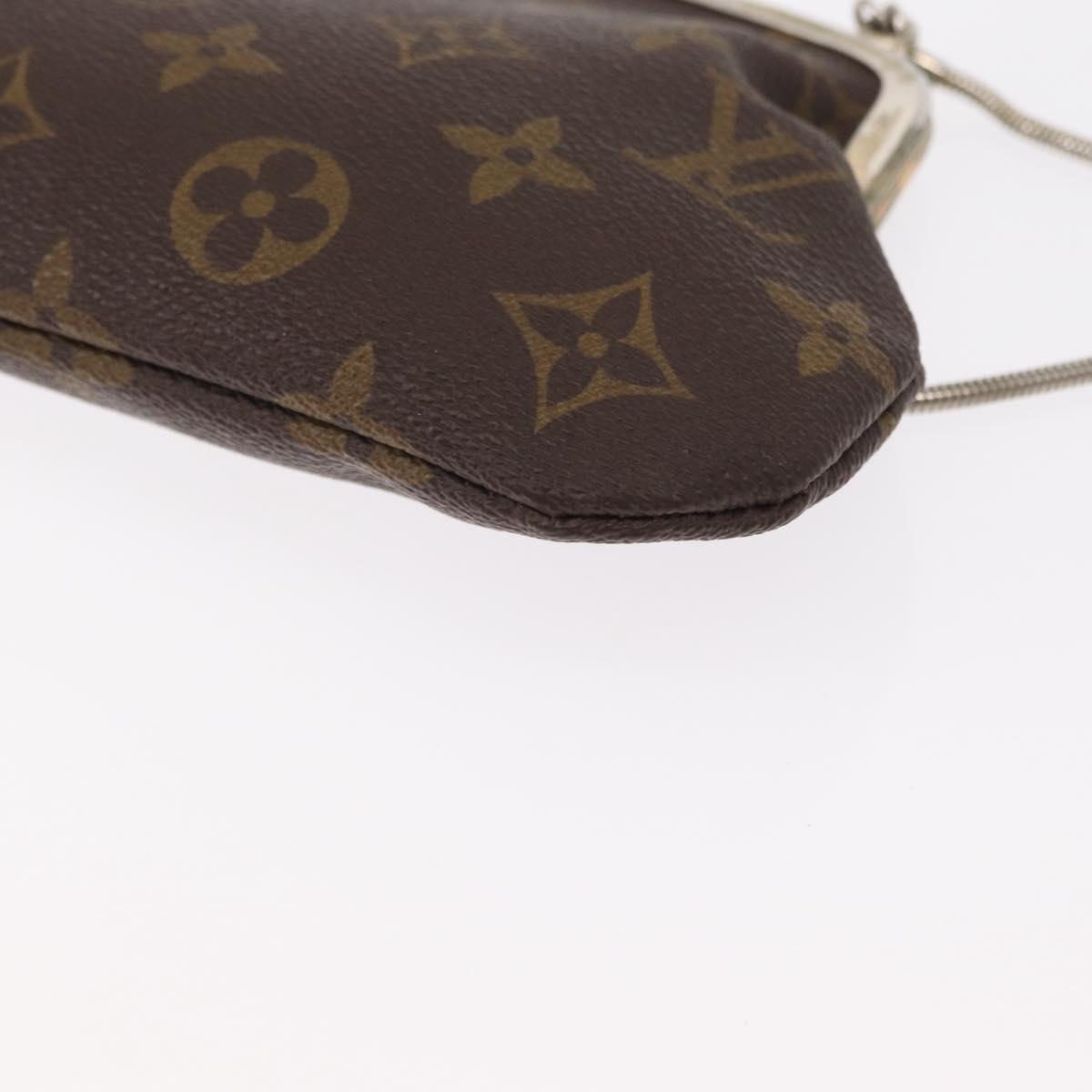 LOUIS VUITTON Monogram Bucket GM Accessory Pouch LV Auth 154970