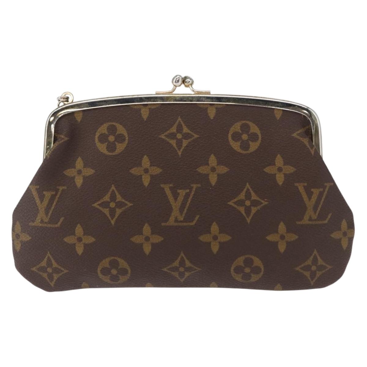 LOUIS VUITTON Monogram Bucket GM Accessory Pouch LV Auth 154970