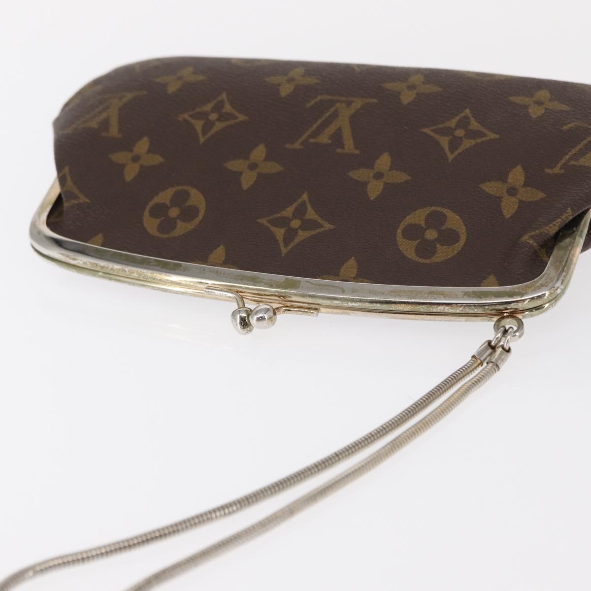 LOUIS VUITTON Monogram Bucket GM Accessory Pouch LV Auth 154970