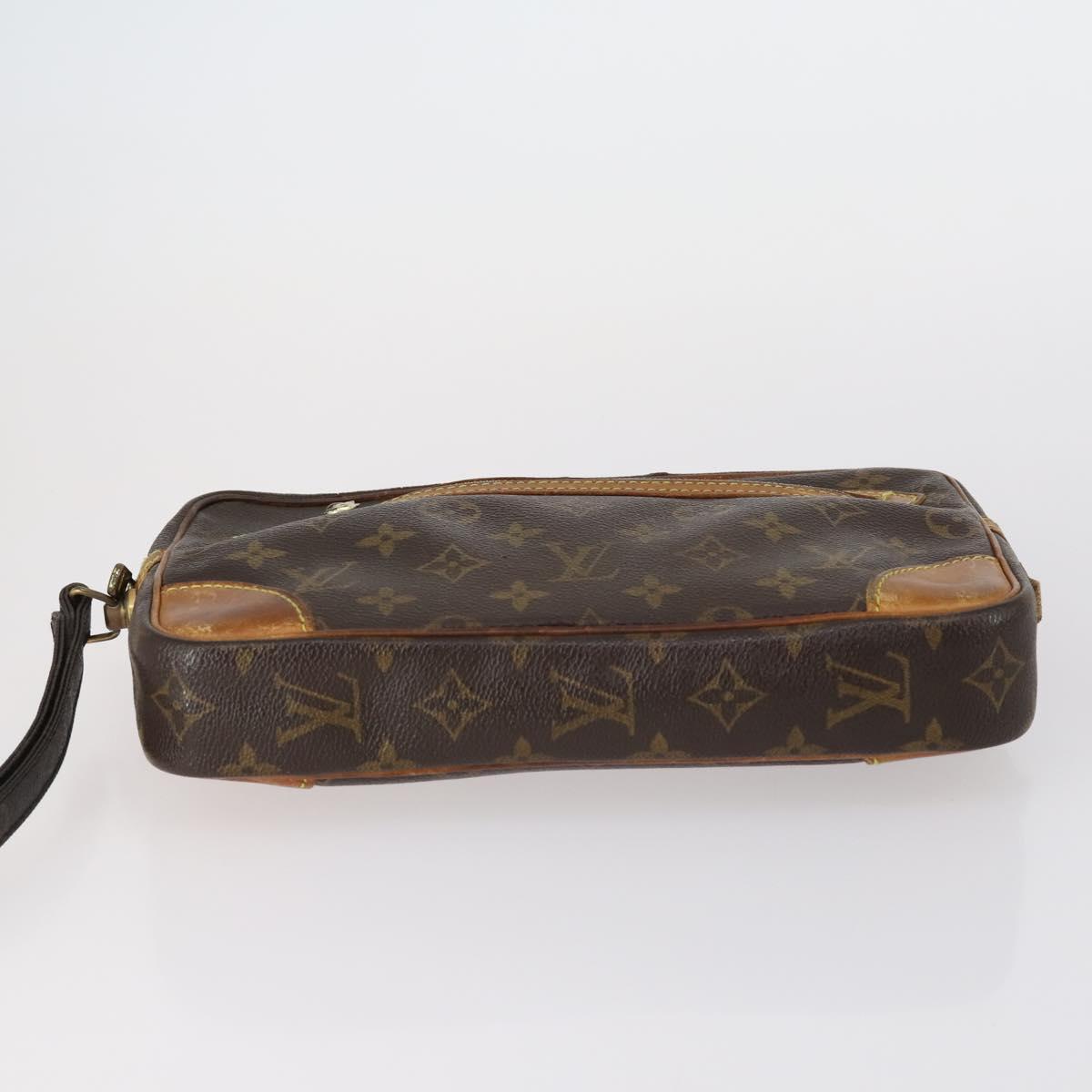 LOUIS VUITTON Monogram Clutch Bag 2 Set LV Auth 154971