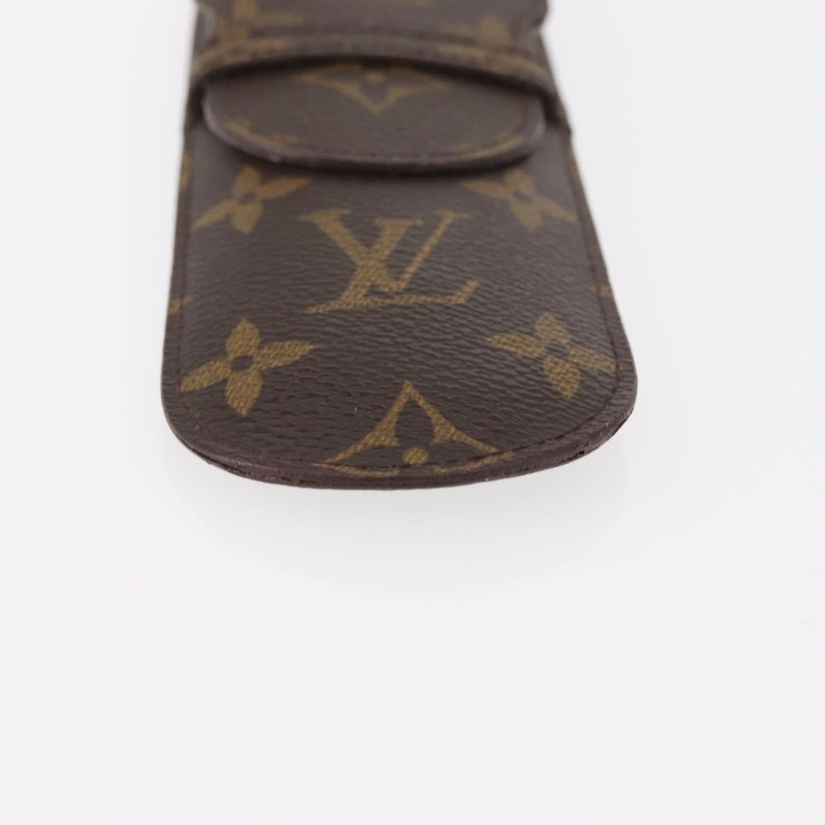 LOUIS VUITTON Monogram Etui Stilo Pen Case 2 Set M62990 LV Auth 154975