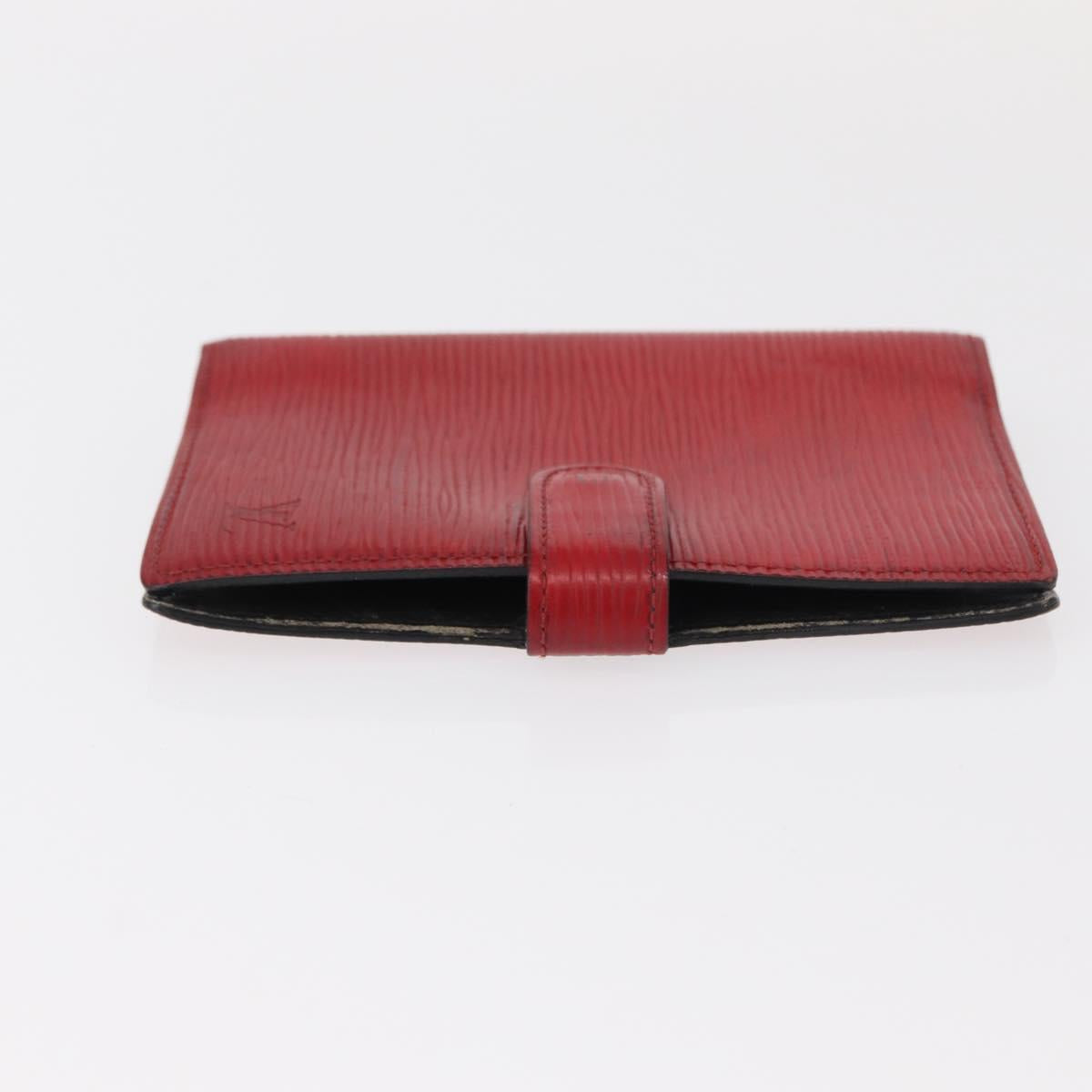 LOUIS VUITTON Monogram Epi Wallet 3 Set Red LV Auth 154976