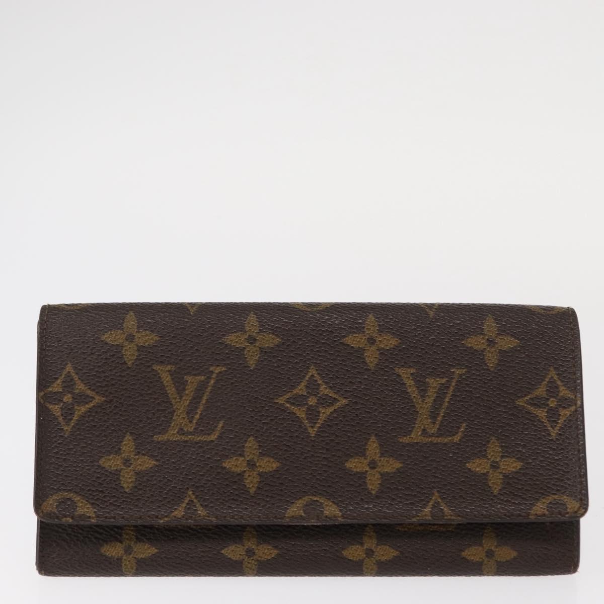 LOUIS VUITTON Monogram Epi Wallet 3 Set Red LV Auth 154976