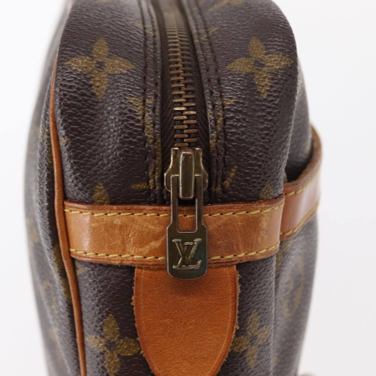 LOUIS VUITTON Monogram Compiegne 28 Clutch Bag M51845 LV Auth 155002