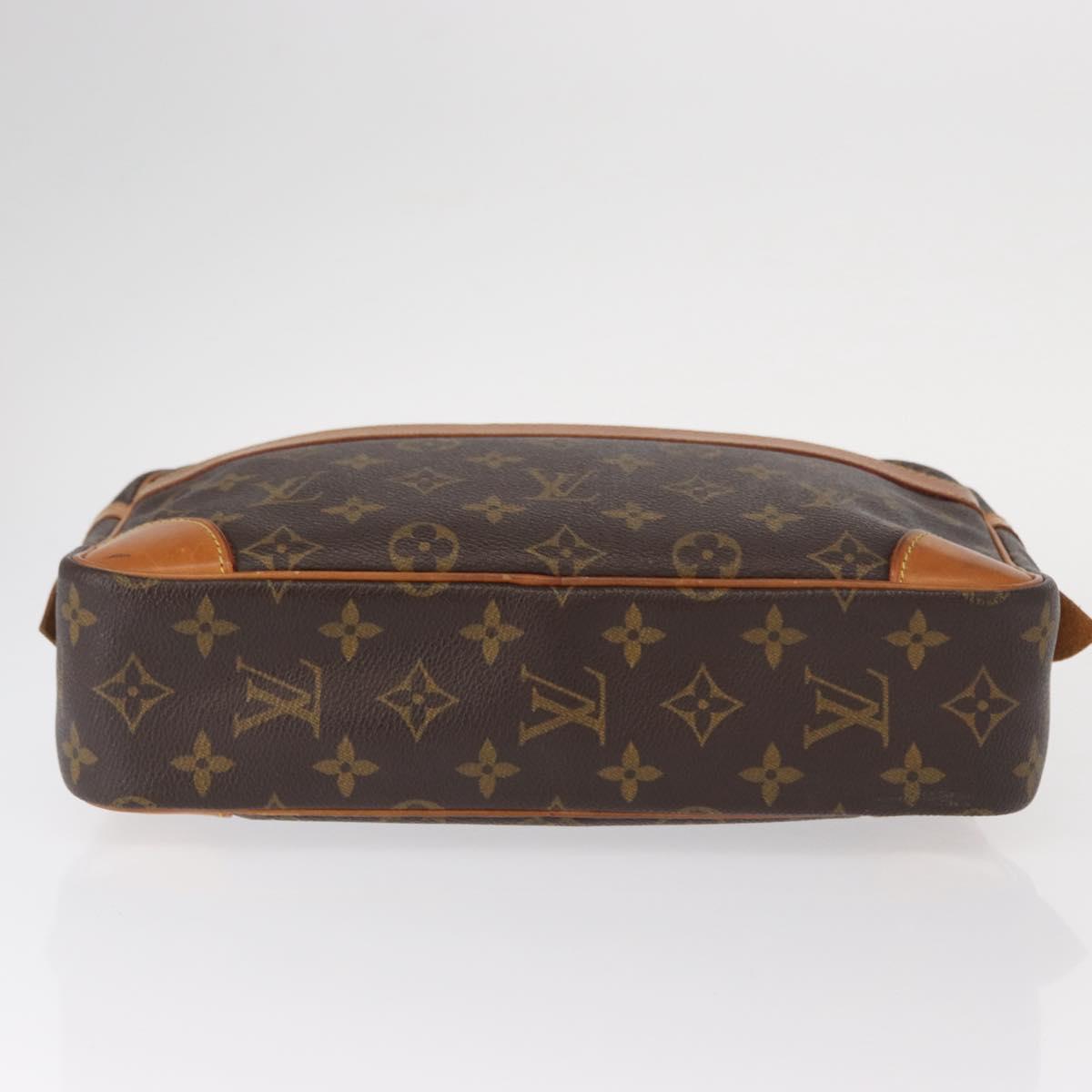 LOUIS VUITTON Monogram Compiegne 28 Clutch Bag M51845 LV Auth 155002