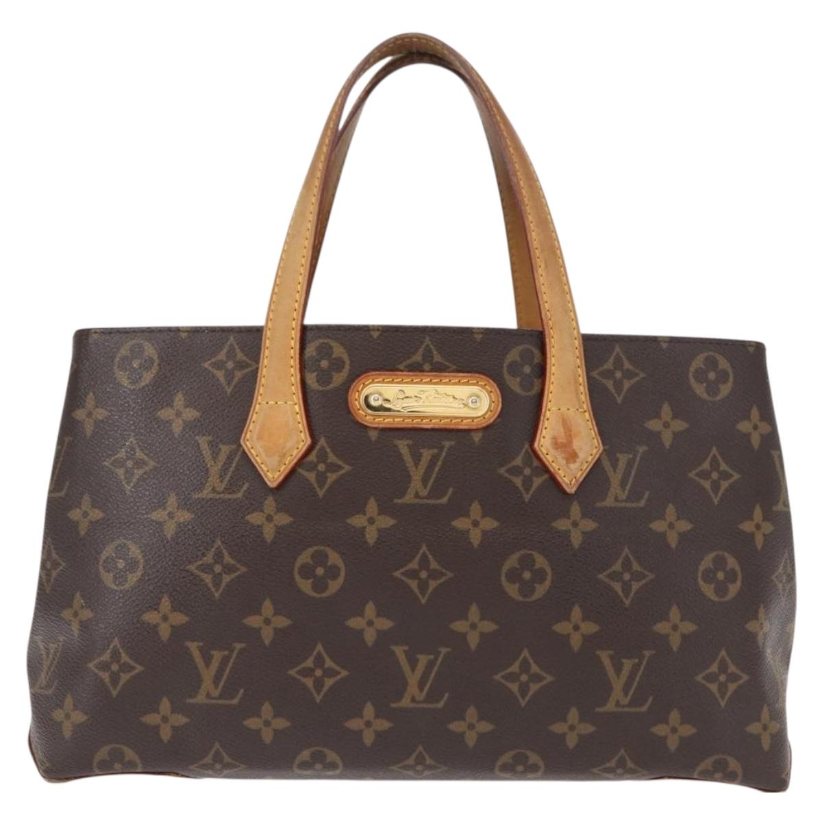 LOUIS VUITTON Monogram Wilshire PM Hand Bag M45643 LV Auth 155003