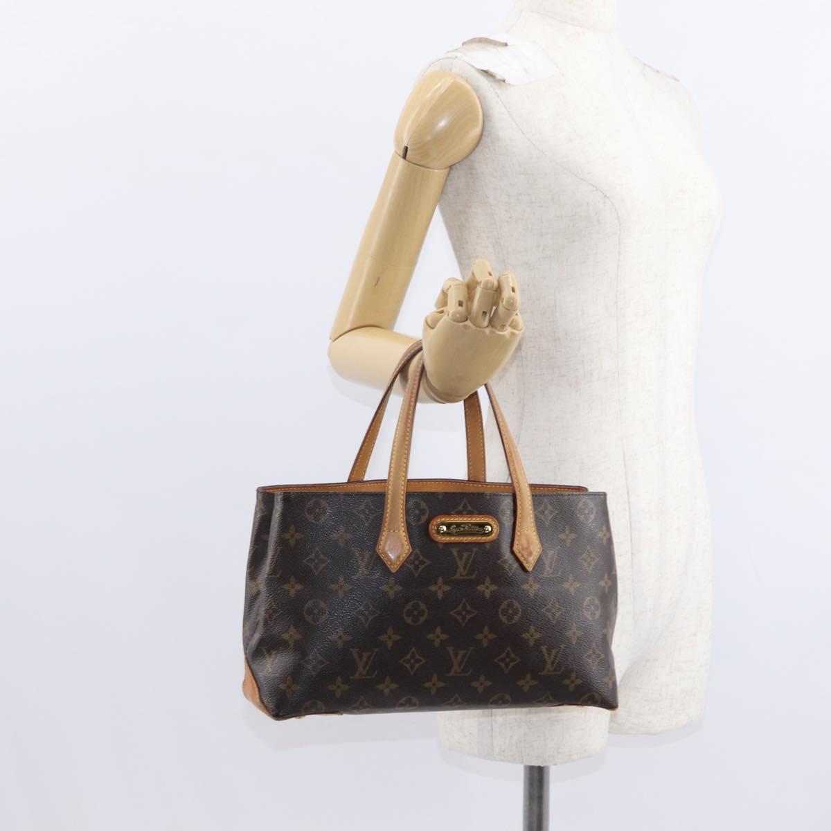 LOUIS VUITTON Monogram Wilshire PM Hand Bag M45643 LV Auth 155003
