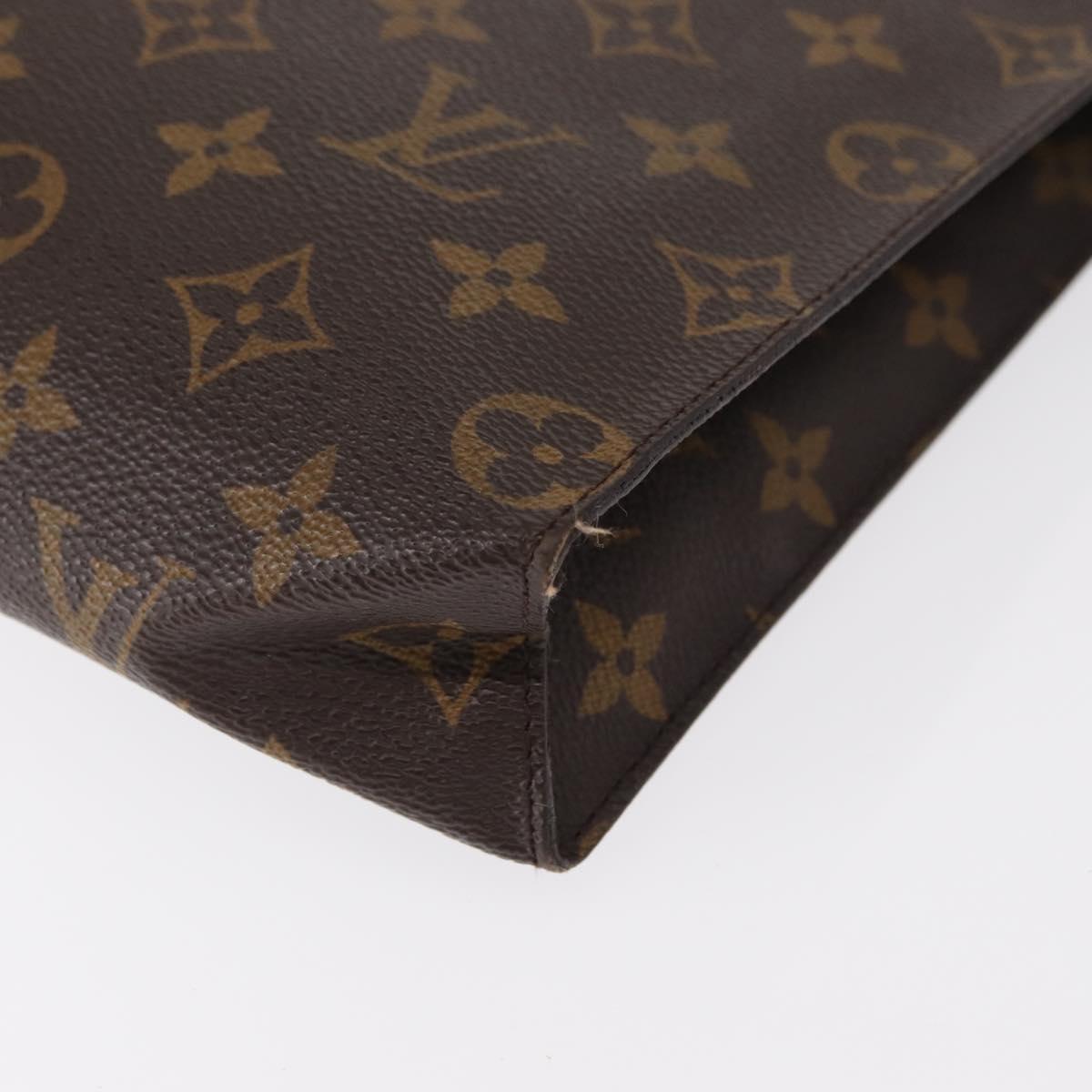 LOUIS VUITTON Monogram Poche Toilette 26 Pouch M47542 LV Auth 155004