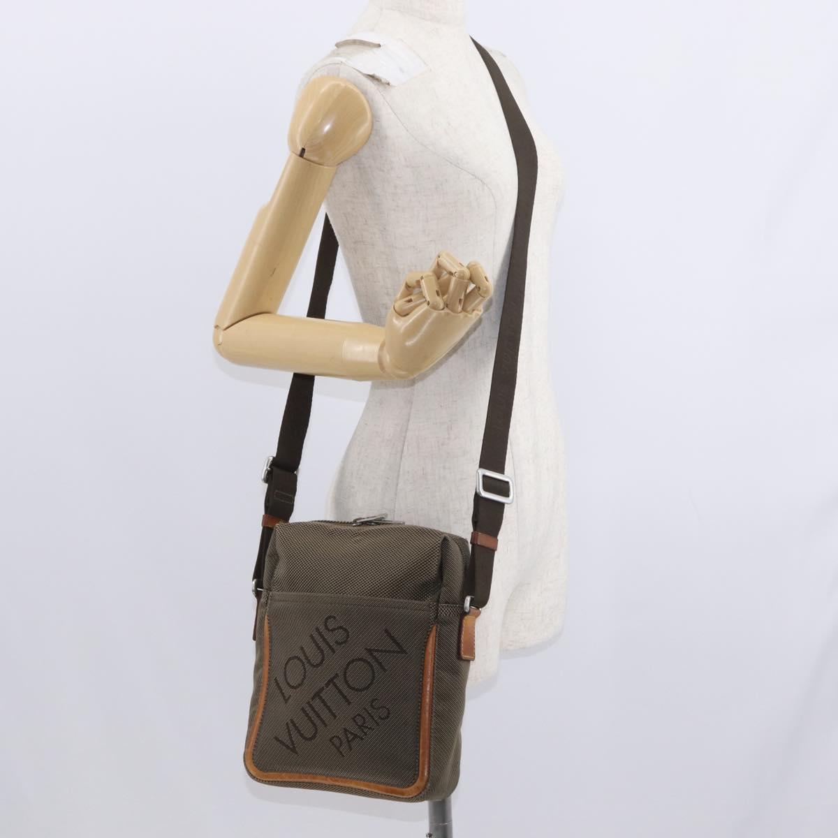 LOUIS VUITTON Damier Geant Sitadan PM Shoulder Bag Tail M93043 LV Auth 155006