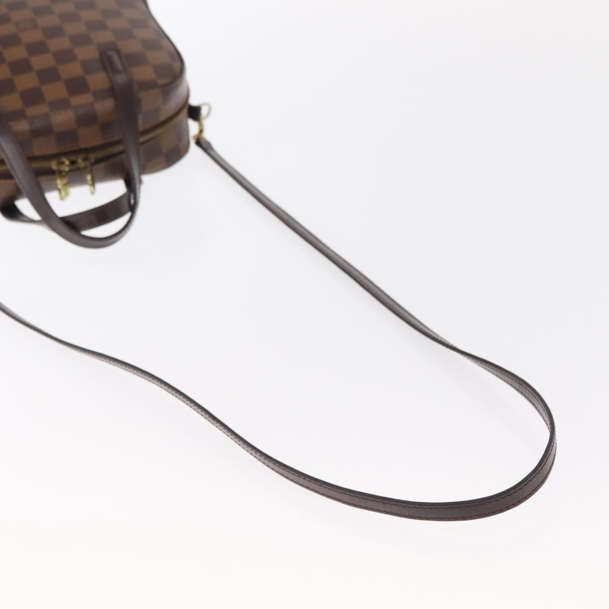 LOUIS VUITTON Damier Ebene Spontini Hand Bag SPO 2way M47500 LV Auth 155011