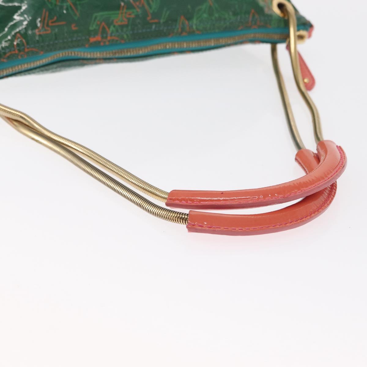 LOUIS VUITTON Monogram Bonbon Richard Prince Pochette Green M95748 Auth 155012