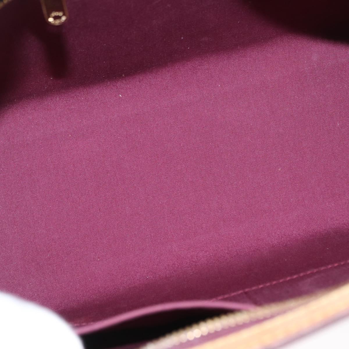 LOUIS VUITTON Monogram Vernis Blair MM Hand Bag 2way Amarante M91619 Auth 155013