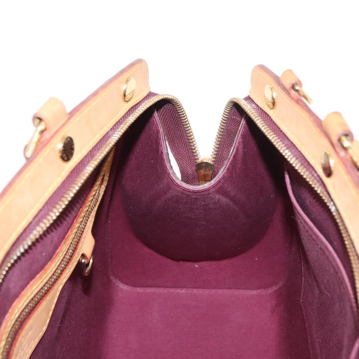 LOUIS VUITTON Monogram Vernis Blair MM Hand Bag 2way Amarante M91619 Auth 155013